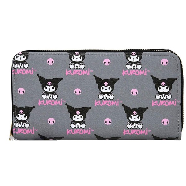 Fast Forward Unisex's Sanrio, Kuromi, Kawaii, Aesthetic, Gray, Gray
