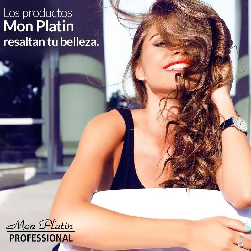 Mon Platin Total Blonde Shampoo Para Cabello Rubio 500 Ml