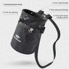 Magnesium Powder Storage Bag Climbing Chalk Bag with Brush for