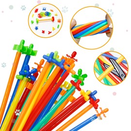 Creative Straw STEM Building Toys 450Pcs Aged for 3 4 5 6 7+ Preschool Kids Constructor Toy Thin Tube Toy DIY Educational Interlocking Plastic Engineering Toys Kit for Boys and Girls Gift