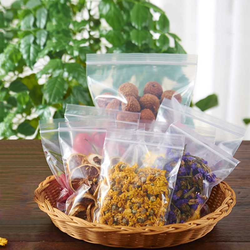 Naler 500 x Ziplock Bags in 5 Sizes Transparent Zip