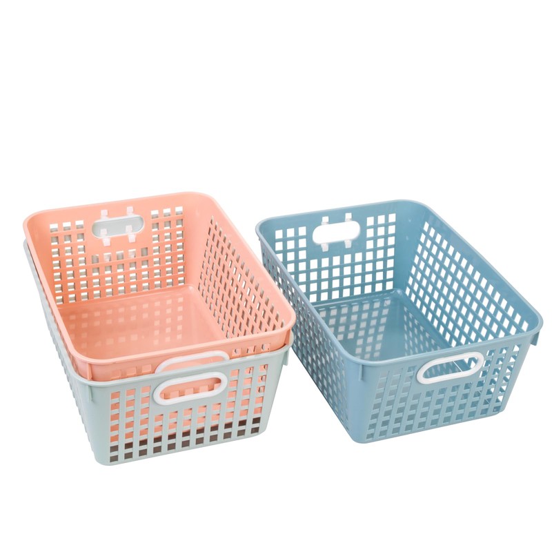Really Good Stuff Large Basket - Boho, 6 Pack