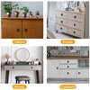 Leikedun Drawer Handles and Ring Pull 4 Pcs Drawer Knobs