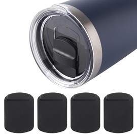 MITCHENIFY Silicone Spill Stoppers Compatible with YETI Tumbler Magnetic Slider Replacement, Leak Proof Effectively, Cup Accessories Set of 4
