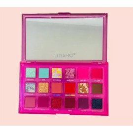 Ultramo Paleta De 18 Sombras De Ojos Rosa Ultramo