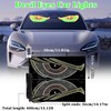 Devil Eyes Light for Cars, USB Flexible Car LED Display,