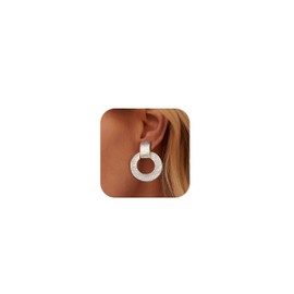 LILIE&WHITE Gold Clip On Earrings for Women - Fashionable, Durable and Fade Resistant Clip On Earrings, Gift for Birthday Party and Special Occasion, Copper, No Gemstone