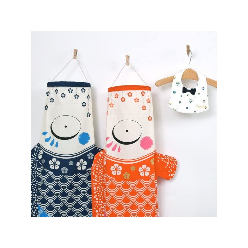 Madame MO Organic Cotton KOINOBORI Koinobori Large BigBlue 140cm