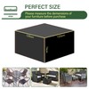 Aweather Waterproof Garden Furniture Covers,125X125X74cm Garden Square Table Cover with