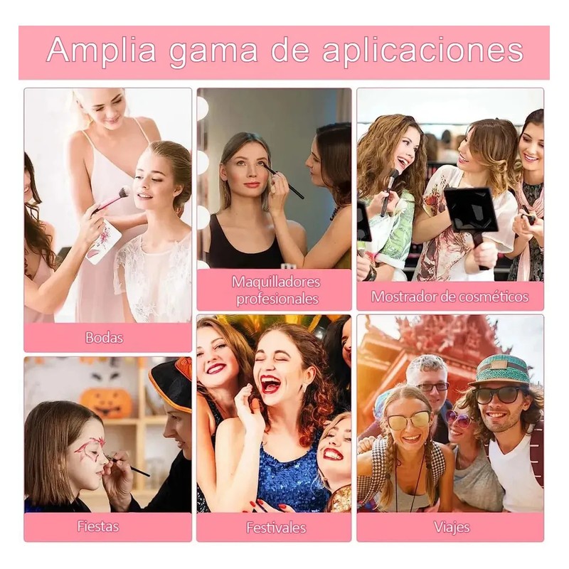 WEGALIFE Kit 258pcs De Maquillaje Profesional Contiene Espátula Y Cepillo