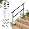 CHR Fence & Rail Hand Rails for Outdoor Steps, 4
