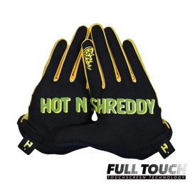 Handup Most Days Full Finger Lightweight Anti-Slip Breathable Mountain Bike MTB Bicycle Enduro Downhill XC Cycling Motocross Unisex Gloves (Hot-N-Shreddy, Medium)