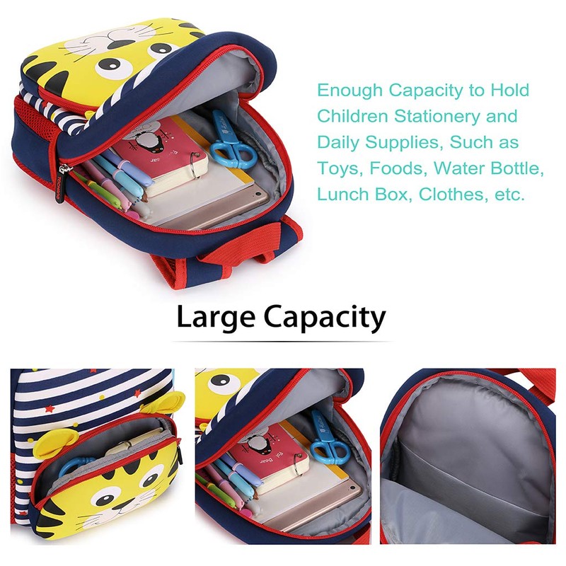 IGNPION Nursery Kids Backpacks Toddle Children School Bag Zoo Lunch