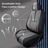 IKABEVEM 2PCS Front Car Seat Covers Fit for Ford Fusion
