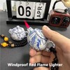 Jet Torch Lighter, Cool Windproof Novelty Lighters, Adjustable Red Flame
