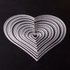 10pcs Love Heart Cutting Dies for DIY Scrapbooking Cutting Dies,
