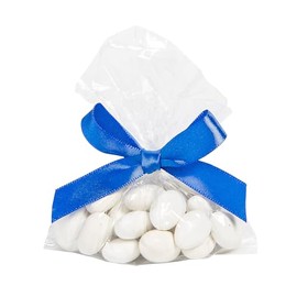 Fun Express Clear Cellophane Bags with Royal Blue Bow Small Kit Assortment May Vary