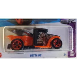 Hot Wheels Gotta Go. Toilet Bathroom. HW Designed By. Let's Race. Orange. 2024