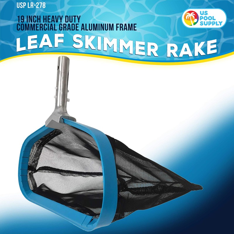 U.S. Pool Supply Pool Skimmer Net - Heavy Duty 19"