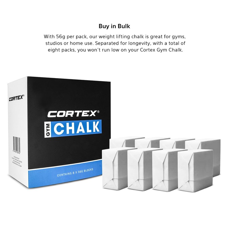Cortex Weight Lifting Chalk 60g Gym Lifting Rock Climbing Chalk