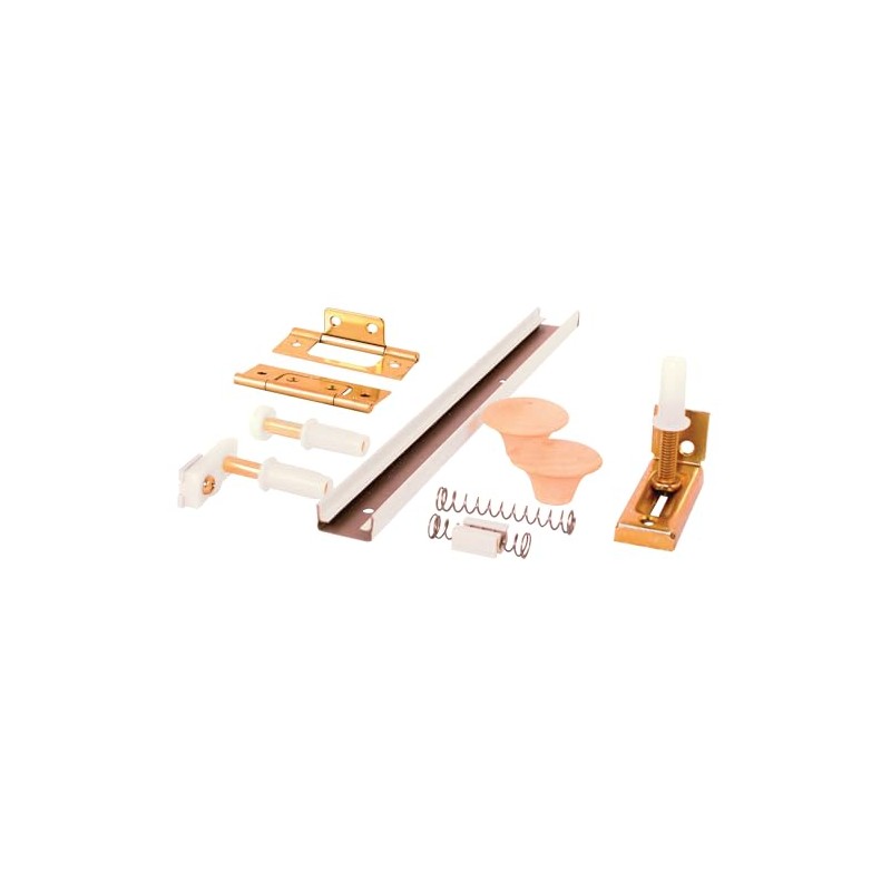 Prime-Line 161794 Bi-Fold Closet Track Kit, 36 In. Length, Steel