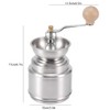 Portable Stainless Steel Manual Coffee Grinder Convenient Adjustable Coffe Bean