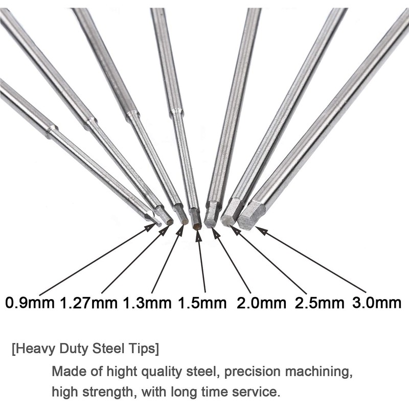 7 PCS Screwdriver Sets (0.9 mm 1.27 mm 1.3 mm