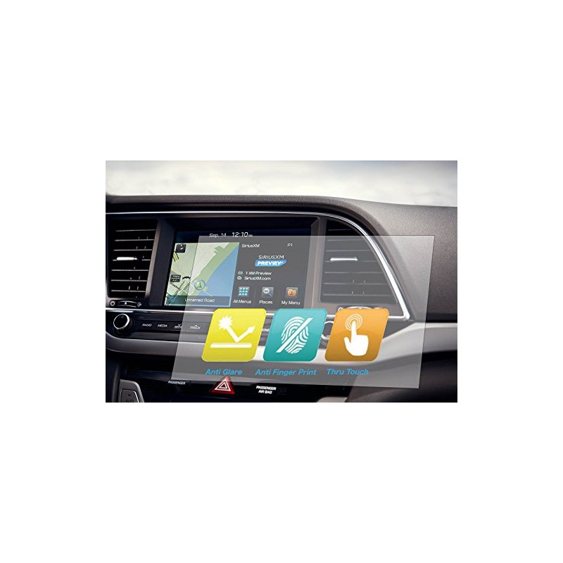 Universal Trimmable Screen Protector for all Ford Navigation (3-Pack), Anti-glare