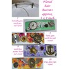 Colorful floral hair barrettes jewelry handcrafted unique art