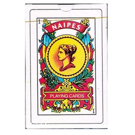 Naipes Real Spanish Playing Cards in Durable Plastic Case for Storage - Educational Product - Traditional Deck - Latin Tarot - Baraja Española - Play Truco Brisca