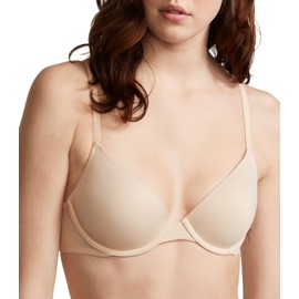 Victoria's Secret Pink Wear Everywhere Lightly Lined T Shirt Bra, Convertible Straps, Smoothing, Bras for Women, Beige (40DDD)