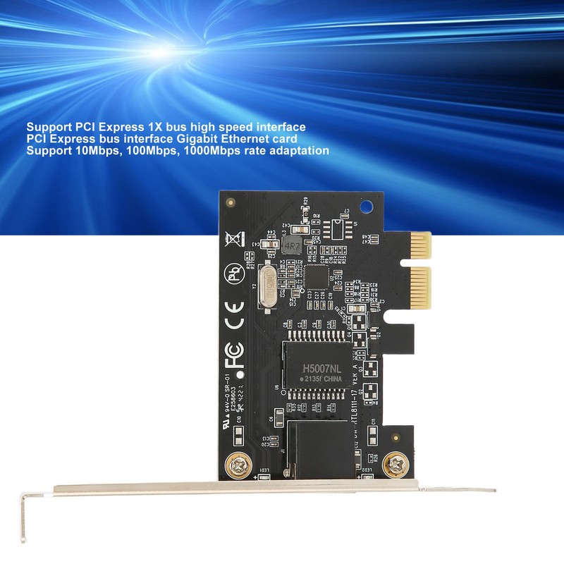 Gigabit Ethernet Card 10Mbps 100Mbps 1000Mbps Adaptive PCI E Wired