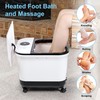 Heated Foot Spa Bath with Bubble Massage, Pedicure Attachments, Vibration