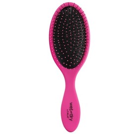 CALA - cepillo ovalado para desenredar cabello húmedo y seco (color fucsia)