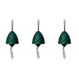 Kisangel 3 Pcs Cast Iron Wind Chimes Doorbell Hanging Chime Pine Decoration Gold Outside Temple Wind Chime Novel Wind Chime Retro Iron Hanging Ornament Iron Wind Chime Iron Art Wind Chime Backyard