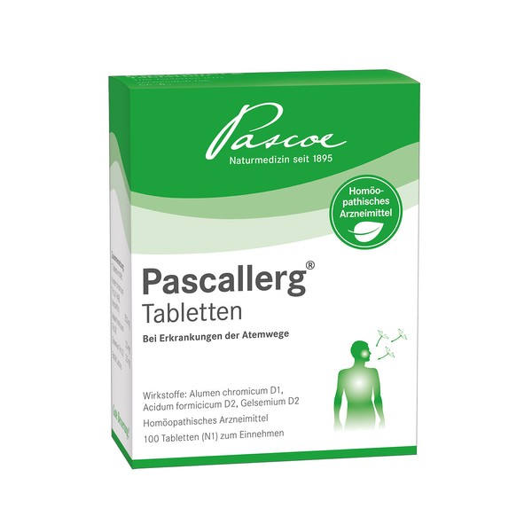 Pascallerg Tabletten  bei Erkrankungen der Atemwege, 100 pcs. Tablets