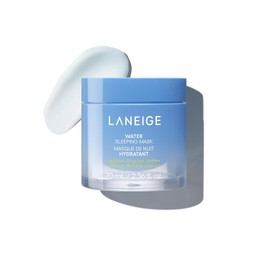 Máscara para dormir de agua: mascarilla facial hidratante coreana durante la noche con mezcla de ácido hialurónico y niacinamida, para hidratación profunda, piel brillante y soporte de barrera