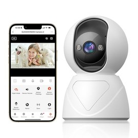 GUOANVISION 5G/2.4G Home Security Camera, Baby Indoor Camera, Motion Detection