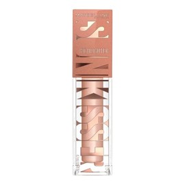 Maybelline Sunkisser Iluminador Líquido, Efecto Brillo Natural, Fórmula de Larga Duración por 12 Horas, Enriquecida con Vitamina E y con Aplicador XL, Tono Kiss of Shimmer, 4.7 ml