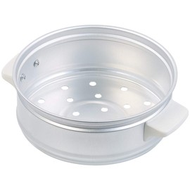 Rosenstein & Söhne Zubehör zu Reiskocher Mini: Dampfgar-Einsatz aus Aluminium für Reiskocher RK-500 (Reiskocher Warmhaltefunktion, Reisgarer, Dampfgaren)