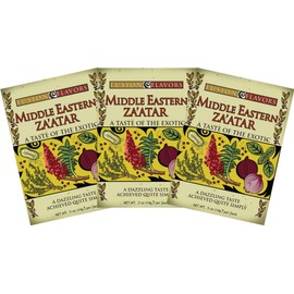Fusion Flavors Olive Oil Dipping Spices (Middle Eastern Za'atar 3 pack)