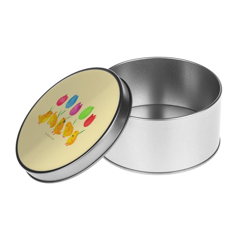 Mr. & Mrs. Panda Tin Box Round Chick Parade -