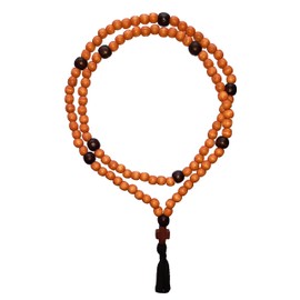 Generic Christian Orthodox Komboskoini Prayer Rope Oak Wooden Chotki Set 30 100 Knots Cross Pray Set Beige
