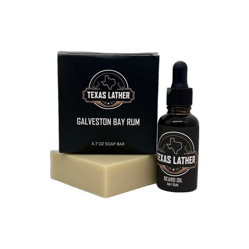 Texas Lather Texas Lather Beard Oil and Natural Soap Bundle