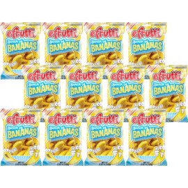 eFrutti Gummi Candy 3.5oz Bags (Bunch of Bananas), 12-Pack