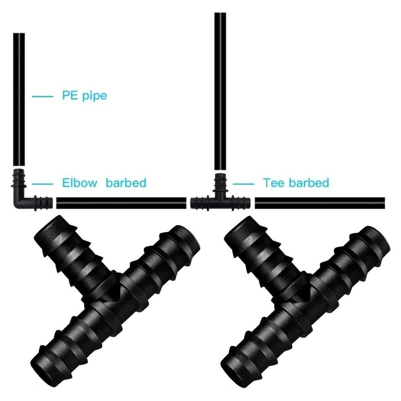 Voarge Irrigation Connection Kit for Hoses, 10 Pieces, Hose Connector