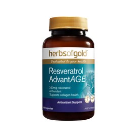 Herbs of Gold Resveratrol AdvantAGE 60 Capsules