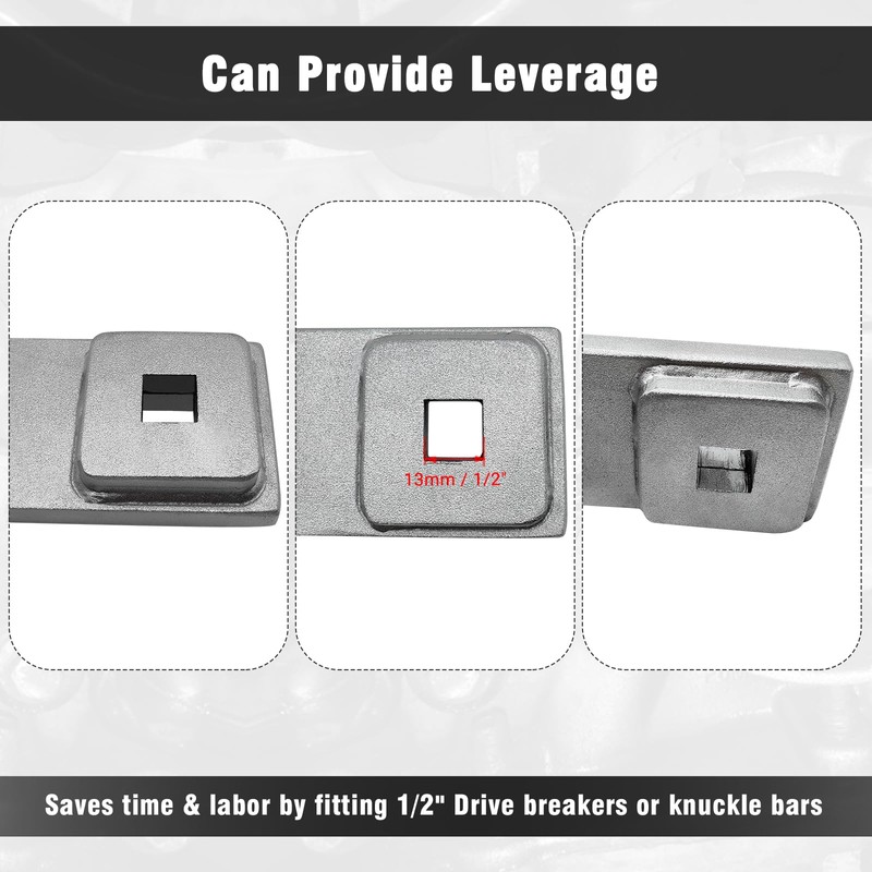 BOVIEER Crankshaft Pulley Holder Tool Compatible with Volvo Ford 1.8