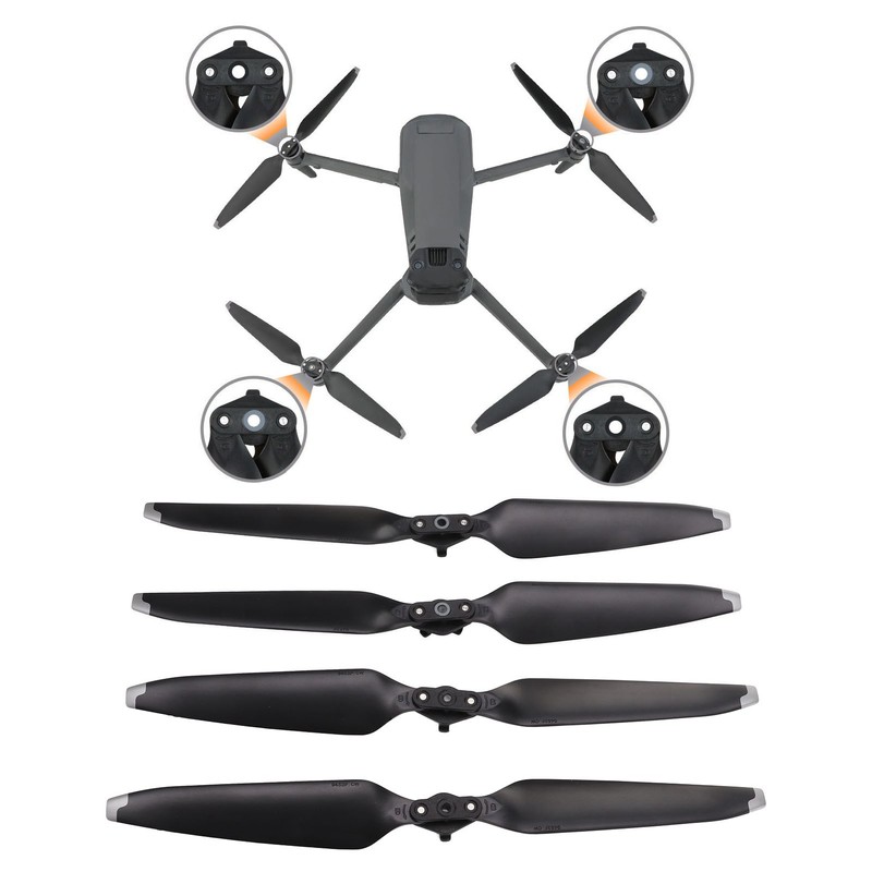 2Pair Drone Replacement Propellers 9453F Spare Quick Release Blades PP
