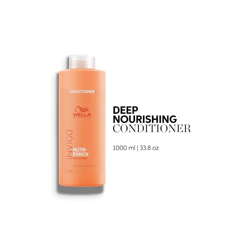 Wella Professionals Invigo Nutri-Enrich Acondicionador, Hidratación Profunda para Cabello Seco